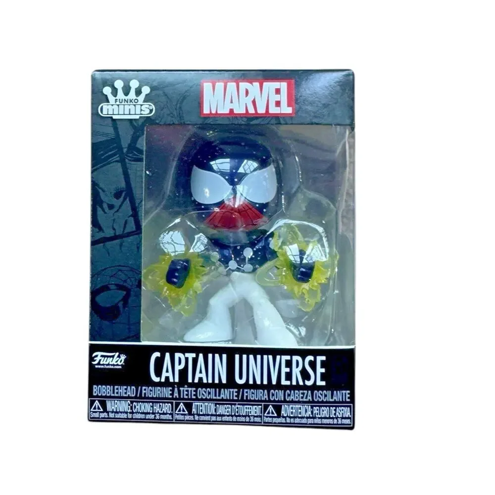 Funko Minis Marvel Captain Universe Cosmic Spider-Man Vinyl Bobblehead NIB